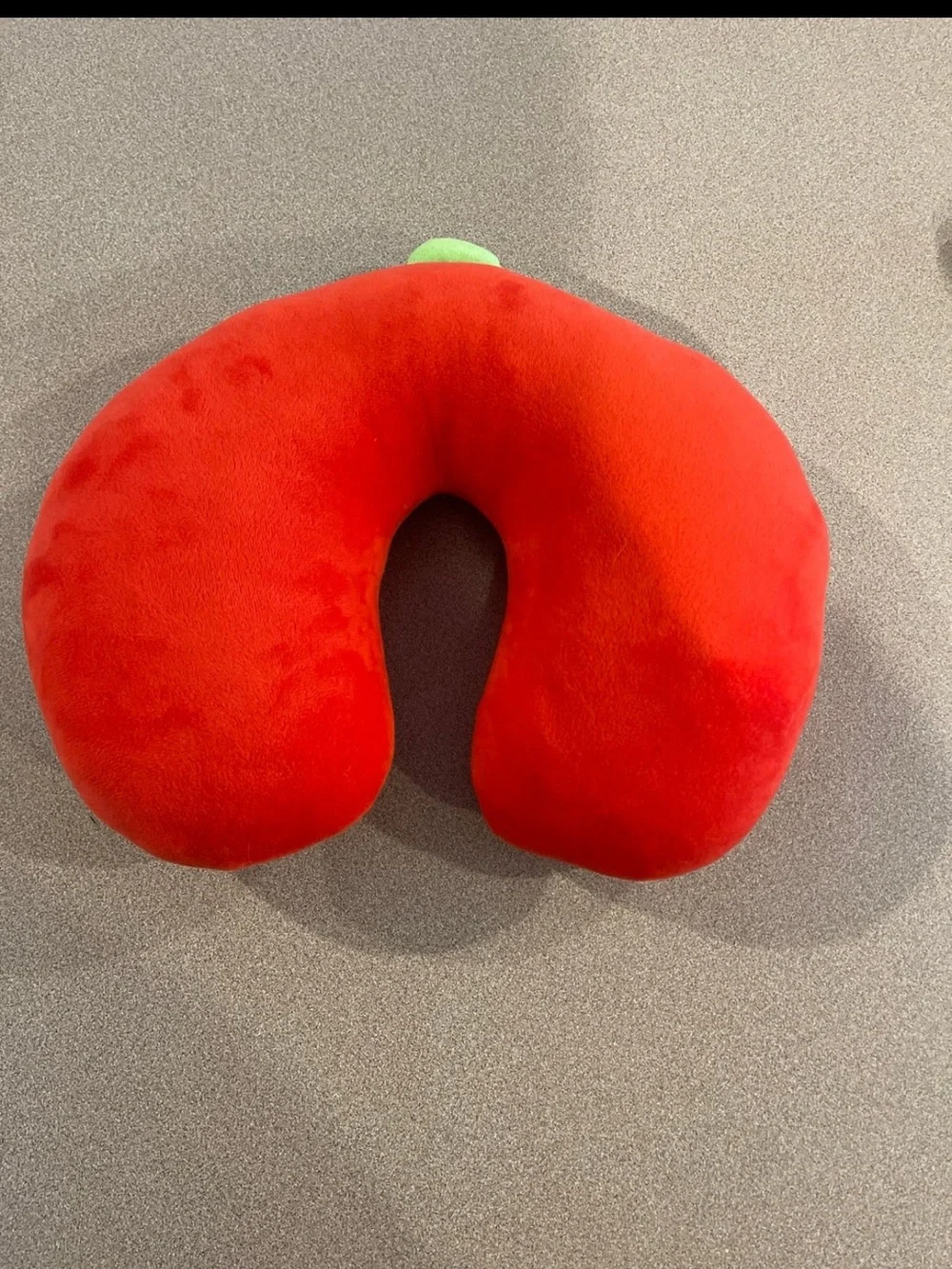 Plush Strawberry Neck Pillow - Red